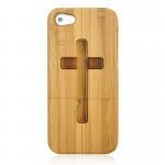Hand Carved Cross Wood Phone Case F..