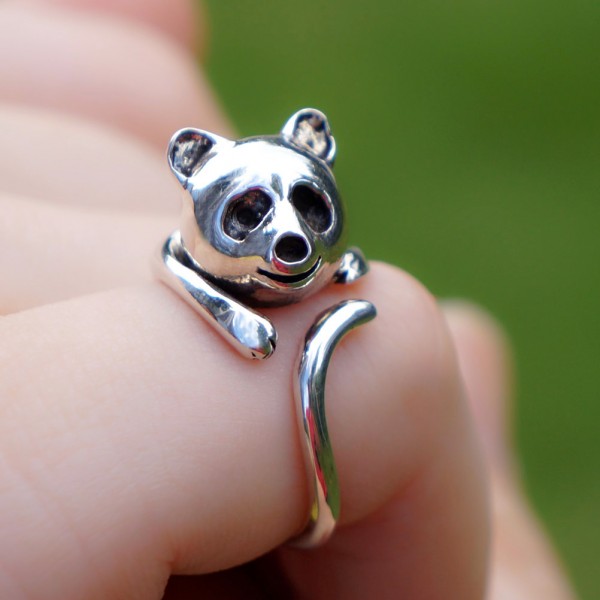 925 Sterling Silver Bear Ring on Luulla