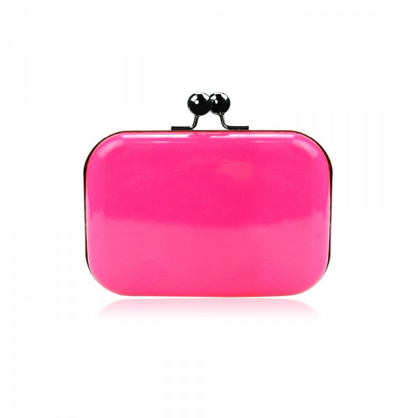 Candy Colored Leather Clutch Bag on Luulla